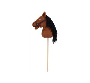 Koník na tyči hnědý hobby horse 68 cm
