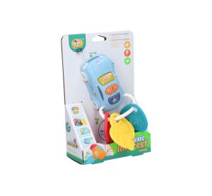 Autíčko s klíči a efekty 17 cm