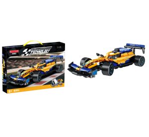 Stavebnice Formule oranžová 27 cm