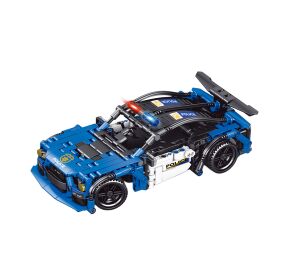 Stavebnice Auto policejní RC na dálkové ovládání 24,5 cm