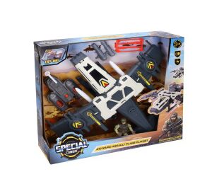 Vojenské letadlo s efekty set 40 cm