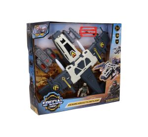 Vojenské letadlo s efekty set 40cm