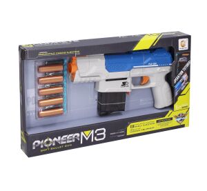 Puška Pioneer M3 s pěnovými náboji a patronami 28 cm