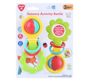Playgo Chrastítko s otáčecí kuličkou 16 cm