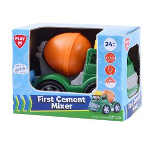 Playgo Auto stavební s figurkou 14x9,9x10,7 cm