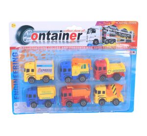 Auto - set 6 autíček 6 cm