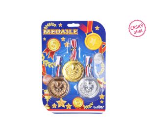 Medaile set 3 ks - Český obal