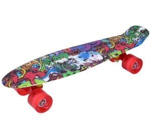 Skateboard vícebarevný 56 x 15 cm