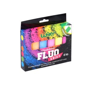 Chodníkové křídy FLUO 6ks