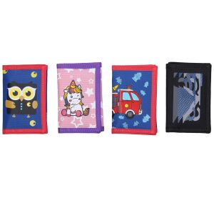 Peněženka 12,5x25 cm MIX suchý zip