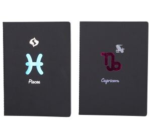 Notes 18,5x25,5 cm, 34 bílých linkovaných stran - Zodiac
