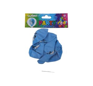 Balónek nafukovací 30 cm - sada 5ks, Kluk