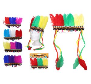 Set karneval - čelenka indián MIX