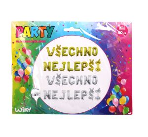 Balónek nafukovací - Všechno nejlepší