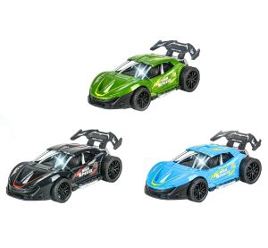 Auto závodní s efekty 16 cm