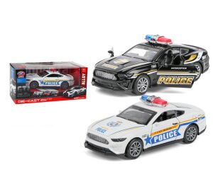 Auto policejní kovové 12,5 cm