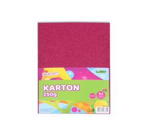 Karton A4 20,5x29,5 cm 10ks, glitter