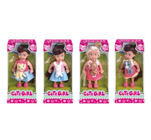 Panenka s pejskem 11 cm