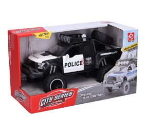 Auto policie terénní s efekty 26 cm