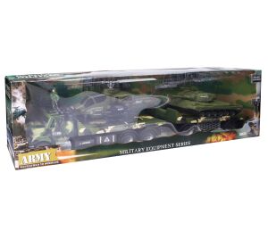 Vojenský tahač s vojákem 80 cm