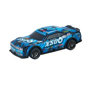Auto závodní s efekty modré 19,5 cm