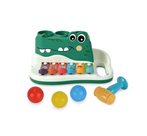 Xylofon zatloukačka krokodýl 25 cm