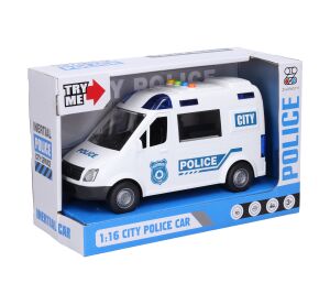Auto policejní s efekty 22 cm