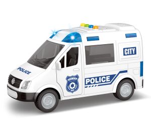 Auto policejní s efekty 22 cm