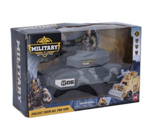 Tank střílející s figurkou 25 cm