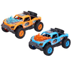Auto terénní na setrvačník s efekty 15 cm