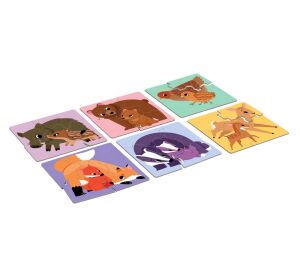 KukiKuk - Véééliké puzzle Mláďata s mámou