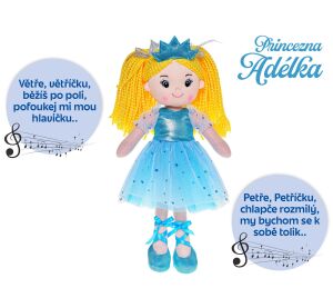 Panenka Princezna Adélka 35cm česky zpívající