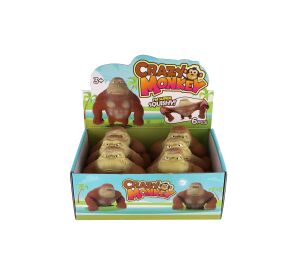 Opice antistresová mačkací 16cm