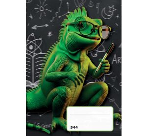 Sešit (544) A5 linkovaný, 40l, Leguan