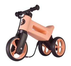 Odrážedlo FUNNY WHEELS Rider SuperSport Pastel-meruňková  2v1
