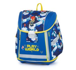 Školní batoh PREMIUM LIGHT Playworld modrá