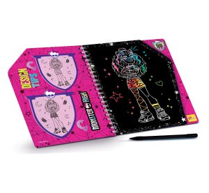 Monster High Vyškrabávací omalovánky Kamarádky navždy