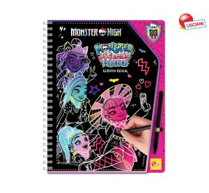 Monster High Vyškrabávací omalovánky Kamarádky navždy