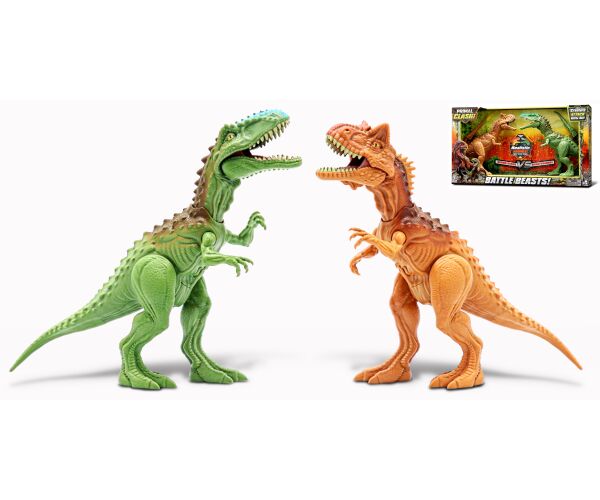 Primal Clash! Dino bitva set Carnotaurus VS Gigantosaurus 21 cm