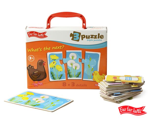 Far Far Land Puzzle trojice 8 obrázků