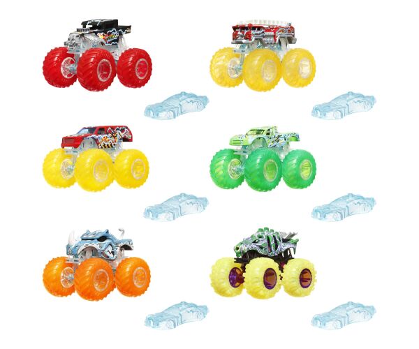 HW MONSTER TRUCKS POWER SMASHERS TRUCK ASST