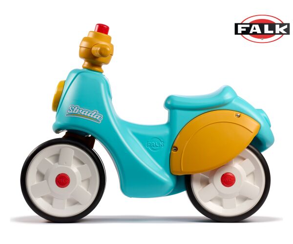 FALK Odrážedlo s tichými koly modré