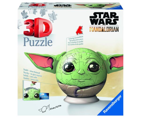 Puzzle-Ball Star Wars: Baby Yoda s ušima 72 dílků