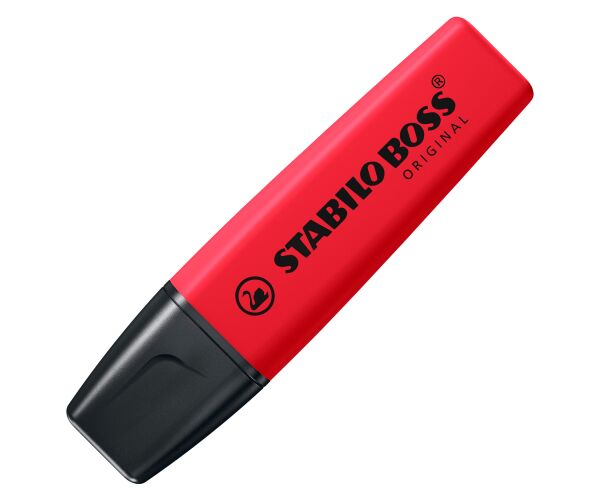 Zvýrazňovač - STABILO BOSS ORIGINAL REALRED - červená