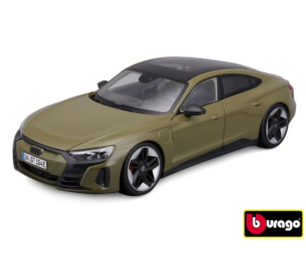 Bburago 1:18 Plus - 2022 Audi RS e-tron GT - Tactical Green