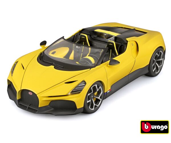 Bburago 1:18 TOP - Bugatti Mistral - Yellow