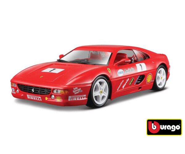Bburago 1:24 Ferrari Racing F355 Challenge Red