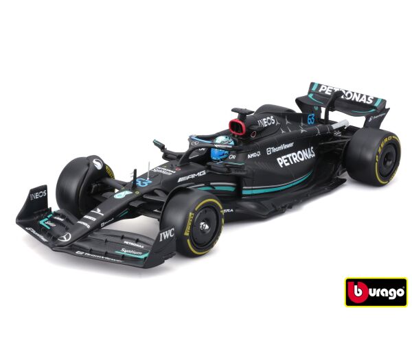 Bburago 1:24 RACE Formula F1 MODEL-KIT - Mercedes-AMG F1 W14 E (2023) #63 George Russell