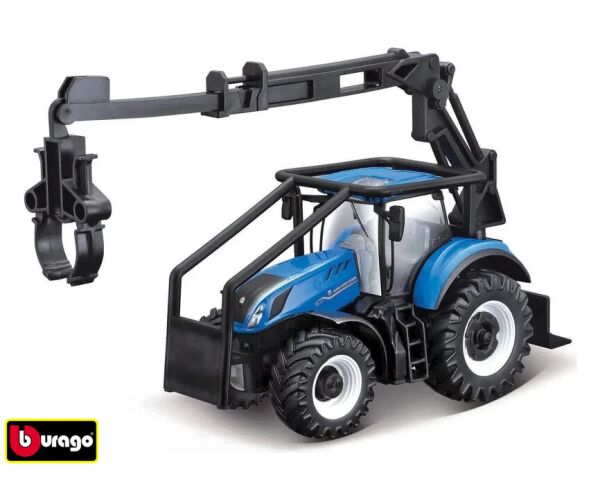 Bburago  Farm Traktor 10cm New Holland T7.315 HD - lesní traktor