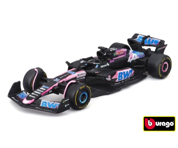 Bburago 1:43 RACE Formula F1 - BWT Alpine F1 Team A524 (2024) #31 (Esteban Ocon)
